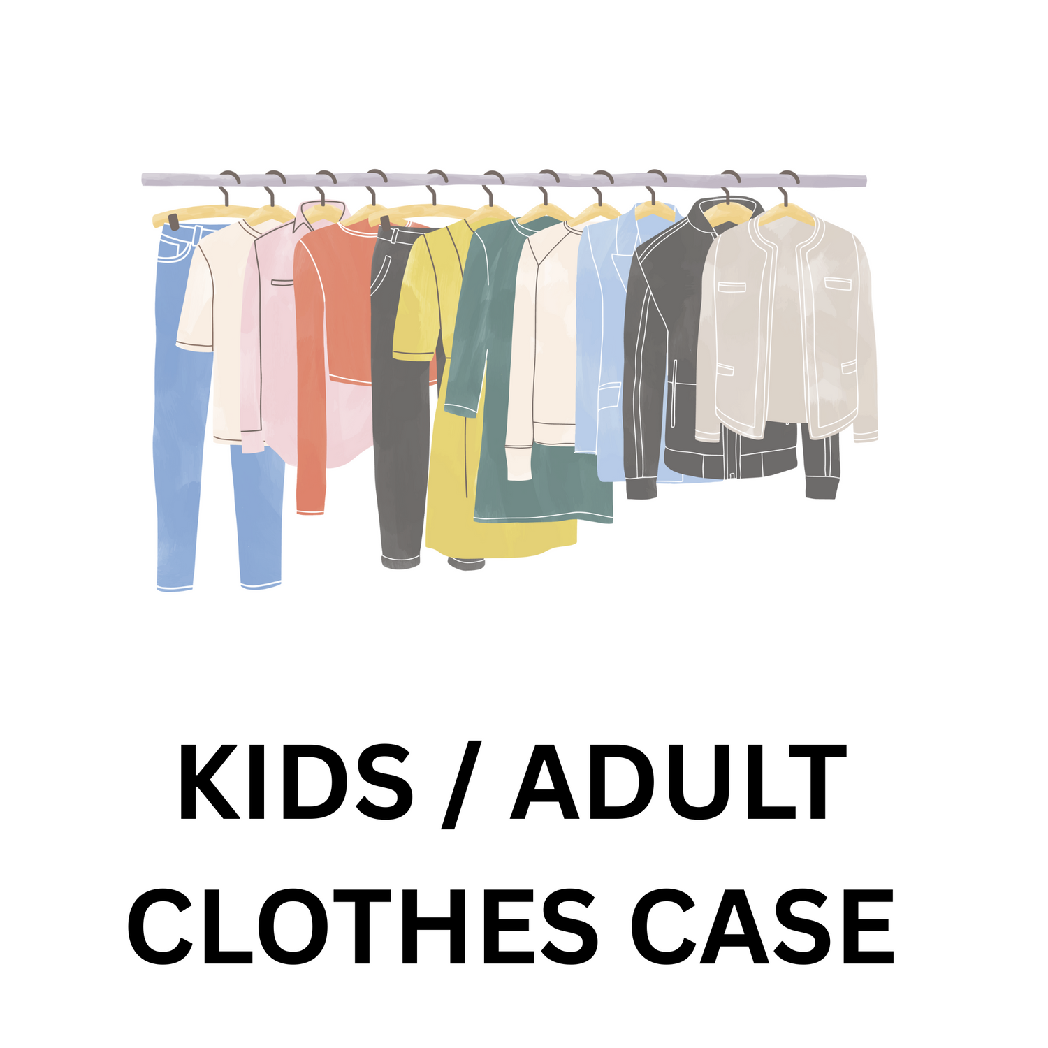 Kids/Adult Clothes Case