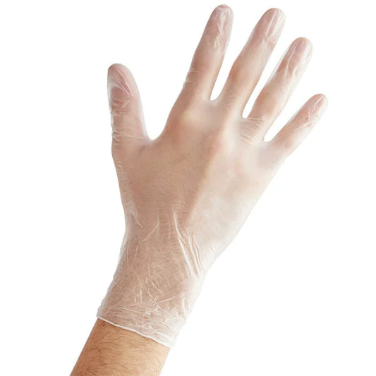 Vinyl Powder Free Gloves - MEDIUM (Box 100)