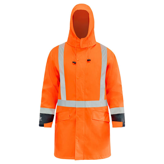 Bison Stamina PU TTMC Lightweight Jacket - Orange/Navy